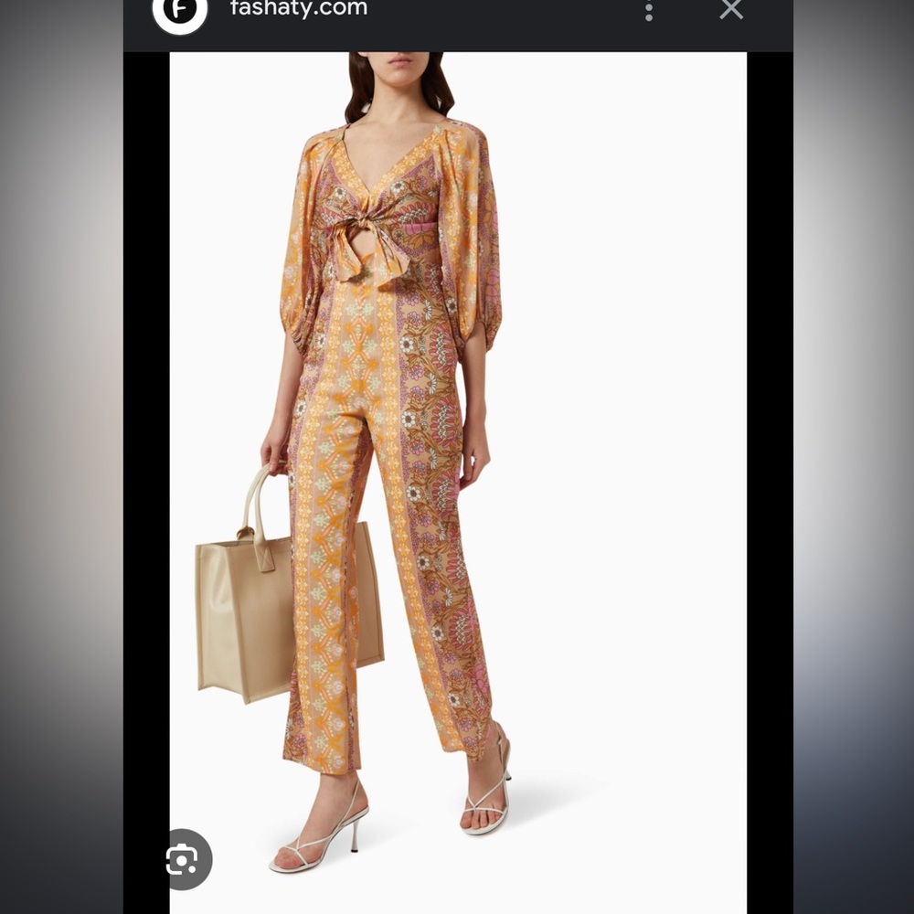 Sandro Printed jumpsuit